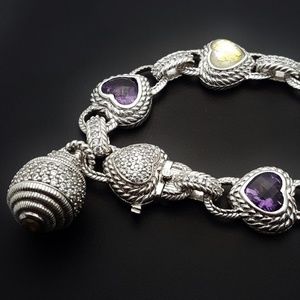 Judith Ripka Jewelry - Ripka Sterling Amethyst bracelet Judith Ripka Jewelry - Ripka Sterling Amethyst bracelet